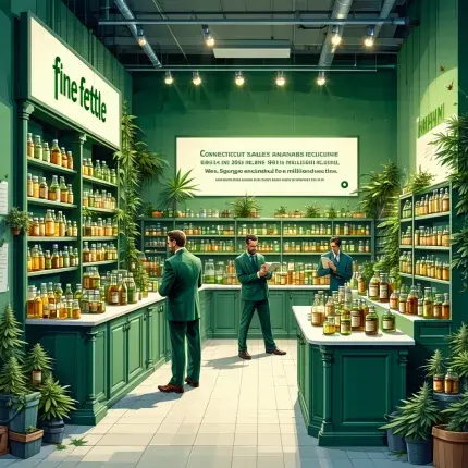 Connecticut Cannabis Sales Decline in 2025 Despite Record December Surge