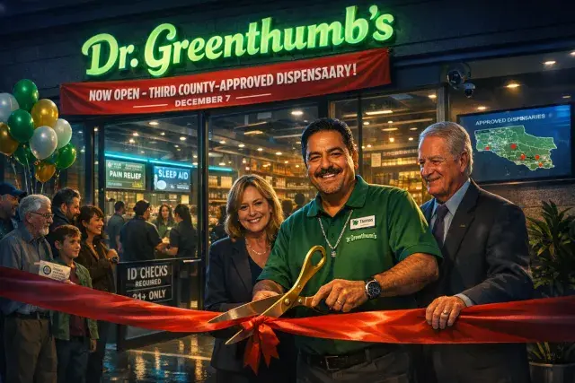 Dr. Greenthumb’s Opens Third Approved Cannabis Dispensary in Orcutt
