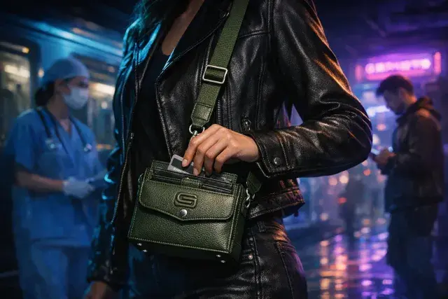 Military Green Mini Bag Blends Luxury Craftsmanship with Practical Design