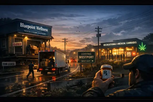 Bluepoint Wellness Relocates as Connecticut's Last Medical-Only Dispensary Faces Hybrid Shift